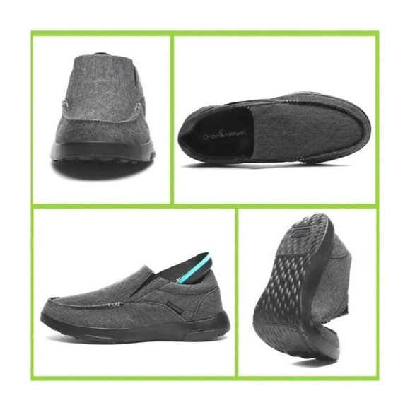 OrthoComfoot Men\'s Slip On Loafers,Arch Support Extra Cushioning & Pain.… main image 13